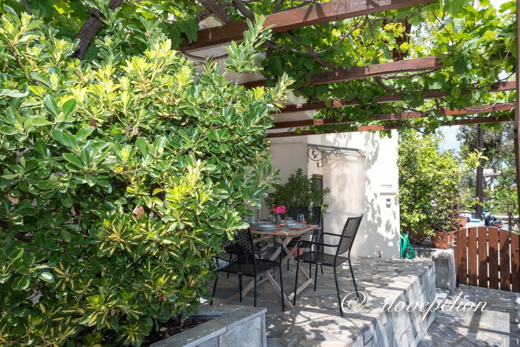 Uranus Blue Residence Agios Ioannis Papa Nero Bagian luar foto