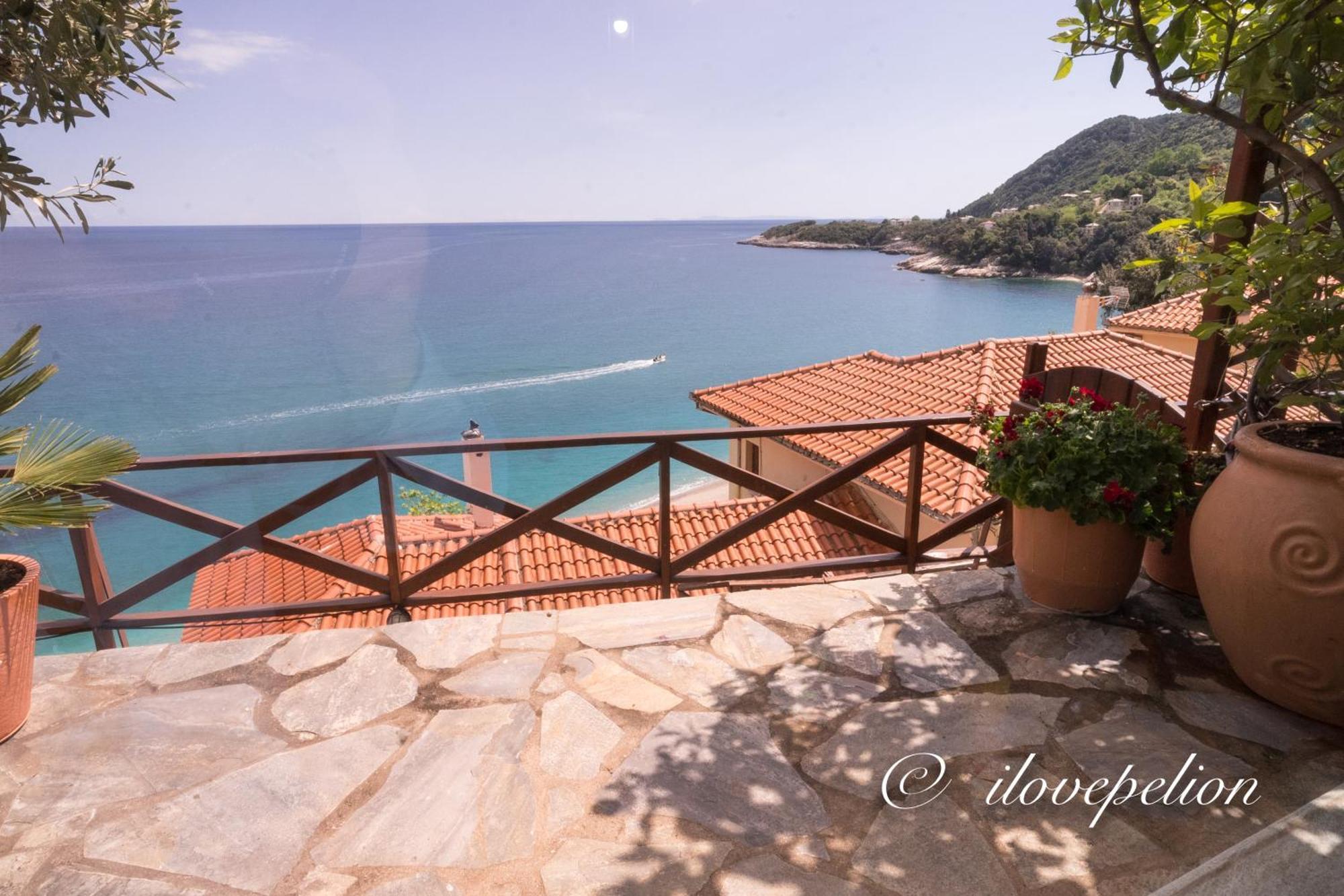 Uranus Blue Residence Agios Ioannis Papa Nero Bagian luar foto