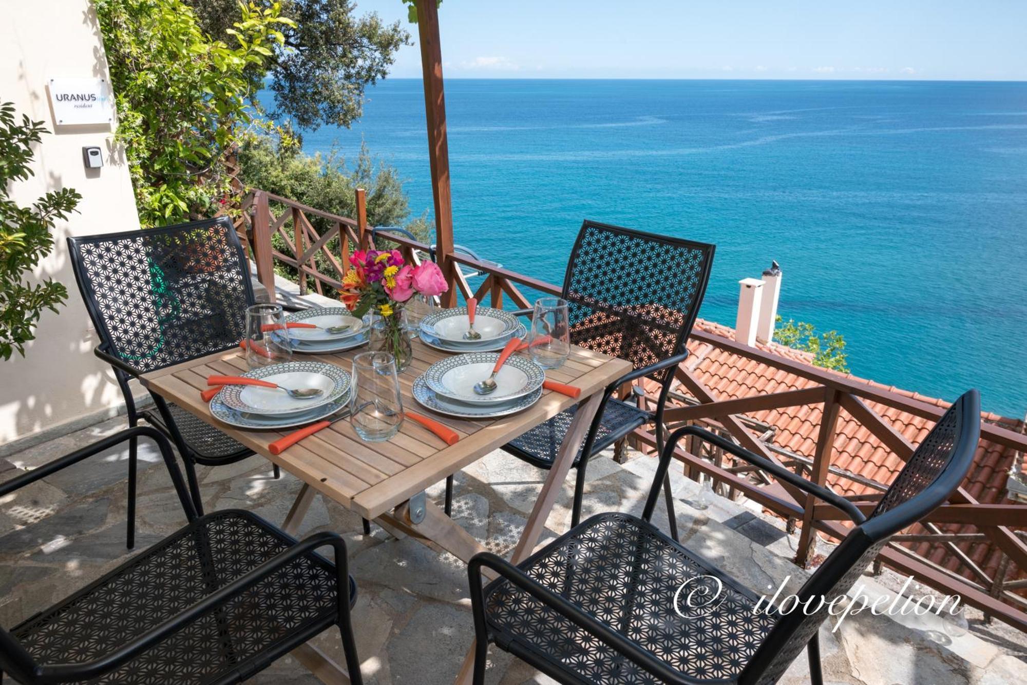 Uranus Blue Residence Agios Ioannis Papa Nero Bagian luar foto
