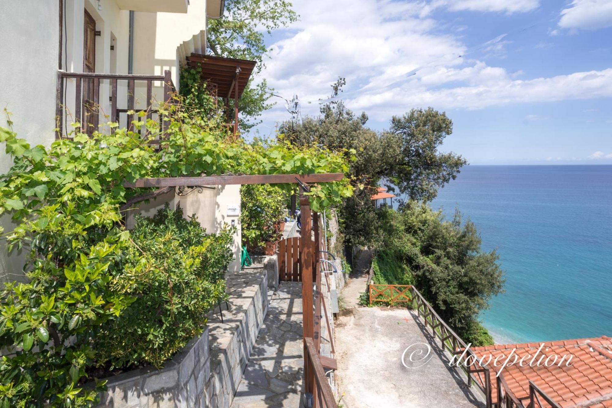 Uranus Blue Residence Agios Ioannis Papa Nero Bagian luar foto